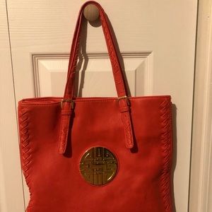 Large orange purse